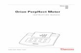 Orion 310, 320, 330 Orion PerpHect Meter -05, -10, -15.pdfOrion provides pH and ISE meters for every application from basic pH measurements to advanced Ion Selective Electrode work.
