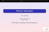 Polymer Adsorption - American Physical SocietyPolymer Adsorption J.F. Joanny Physico-Chimie Curie Institut Curie APS March meeting/ PGG Symposium. Adsorption versus Depletion of polymer