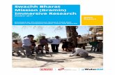 Swachh Bharat Mission (Gramin) Immersive Research ... Swachh Bharat Mission (Gramin) Immersive Research