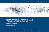 QUARTERLY NATIONAL ACCOUNTS MANUAL...viii Preface The Manual has also benefited from feedback received by national accounts compilers and QNA experts Three semi - nars were held to