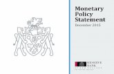 Monetary Policy Statement - rbnz.govt.nz · ii RESERE BAN F NE ZEAAN /MONETAR POLIC STATEMENT EEMBER 1 Policy Targets Agreement This agreement between the Minister of Finance and