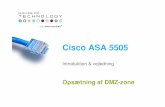 Cisco ASA 5505 · 2016-06-24 · Cisco ASA IOS indeholder en packet-tracer feature, som kan simulere en pakketransmission gennem maskinen med de nuværende regler. Prøv engang følgende