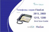 Tadiran Telecom - Телефоны серии FlexSettadirantele.cloudapp.net/media/85361/flexset_user guide.pdf3 Уважаемый пользователь! Предлагаем