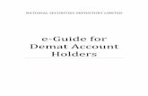 e-Guide for Demat Account Holders for demat account holders - English.pdfe-Guide for Demat Account Holders Page 14 services offered, service standards and charges for the services