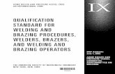 QUALIFICATION STANDARD FOR WELDING AND ......ASME issues written replies to inquiries concerning interpretation of technical aspects of the Code. The Interpretations for each individual