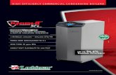 HIGH EFFICIENCY COMMERCIAL CONDENSING …...Up to 94.6% Thermal Efficiency Lochinvar.com HIGH EFFICIENCY COMMERCIAL CONDENSING BOILERS OPERATING CONTROL FEATURING A BUILT-IN CASCADING