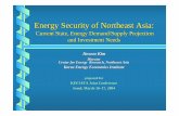 Energy Security of Northeast Asia - KEEI · Energy Security of Northeast Asia: Current State, Energy Demand/Supply Projection and Investment Needs Jinwoo Kim Director Center for Energy