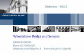 Wheatstone bridge and sensors - Politecnico di Milanohome.deib.polimi.it/spinelli/corsi/ele/L6.pdf•Wheatstone bridge and sensitivity •Effect of wire resistance •Temperature compensation