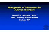 Management of Neuromuscular Junction Disorders · zDiagnostic – Tensilon/prostigmin test, therapeutic trial zSymptomatic treatment-Initial treatment in most patients-Ancillary treatment