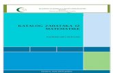 KATALOG ZADATAKA IZ MATEMATIKE - Medresa ... 3 1. Uvod Katalog zadataka sa rje¥Œenjima iz matematike