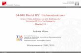 64-040- Modul IP7: Rechnerstrukturen · 2013-01-23 · UniversitätHamburg MIN-Fakultät FachbereichInformatik 11.4.1Schaltnetze-LogischeGatter-Inverter,AND,OR 64-040Rechnerstrukturen
