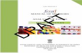 FOOD ADDITIVES DRAFT - FSSAI ADDITIVES.pdf · FOOD ADDITIVES 2012 1 MANUAL FOR ANALYSIS OF FOOD ADDITIVES TABLE OF CONTENTS S.NO. SUBJECT PAGE NO. 1.0 Food Additives – Definition