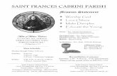 SAINT FRANCES CABRINI PARISH 2016-06-11¢  Saint Frances Cabrini Parish Saint Frances Cabrini School