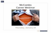 McCombs Career Webinar/media/Files/MSB/Development/Alumni_Files/Career...than strong IQ and EQ abilities. Game changer now SQ...your Striver Quotient® IQ was viewed as the go-to predictor