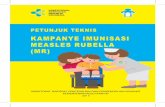 KAMPANYE IMUNISASI MEASLES RUBELLA (MR)kkptanjungpinang.com/wp-content/uploads/2018/07/... · 3. Contoh Surat Pemberitahuan Kampanye Imunisasi MR kepada Orangtua 4. Data Dasar Kampanye