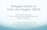 Refugee Health in Côte des Neiges, 2018issues a Certificat de sélection du Québec. ... measles, mumps, rubella, diphtheria, tetanus, pertussis, polio, VZV, hepatitis B, HPV ...