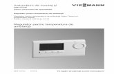 pentru personalul de specialitate Pentru Vitodens 100-W şi ... termostate... · de la firma Viessmann sau piese de schimb aprobate de firma Viessmann. Instrucţiuni de siguranţă