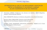CALASS, Liège 2017 OPTIMISATION DU CIRCUIT DU …fonctionnelle en pneumologie Procédure de gestion des armoires: rangement, étiquettage, stock, périmés Plan d'accompagnement et