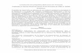Constitución de la República Bolivariana de Venezuela...Constitución de la República Bolivariana de Venezuela Publicada en Gaceta Oficial del jueves 30 de diciembre de 1999, N