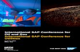International SAP Conference for Oil and Gas International ... · Arif Abdullah, Robert Gunter and Jens Breuker, SAP Maximizing the Use of the SAP C/4HANA Suite and the SAP Customer