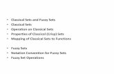 Classical Sets and Fuzzy Sets ... Classical Sets and Fuzzy Sets A classical set is defined by crisp