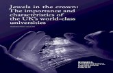 Jewels in the crown: The importance and …...Jewels in the crown: The importance and characteristics of the UK’s world-class universities Foreword 1 Executive summary 3 Section