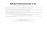 2018 State Competition 2018 MATHCOUNTS¢® State Competition. These solutions provide creative and concise