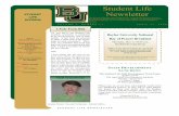 Student Life Newsletter - Baylor University · PDF file Gamma, and Zeta Tau Alpha DIALOGUE OF DIFFERENCES On Thursday, ... (Alpha Tau Omega( and Justin Chetta (Sigma Phi Epsilon) and