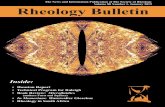 Volume 88 Number 1, January 2019 Rheology Bulletin...4 Rheology Bulletin, 88(1) January 2019 Houston 2018 Houston, Texas USA Houston, we have a . . . no wait, there were no problems