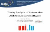 Timing Analysis of Automotive Architectures and SoftwareTiming Analysis of Automotive Architectures and Software Nicolas Navet University of Luxembourg, founder RealTime-at-Work. ...