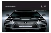 NEW ZEALAND SPECIFICATIONS | LX LX... · 2019-10-01 · rear seat heater; power sliding 2nd row seats; stainless steel scuff plates with illuminated Lexus logo on front plates Front