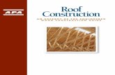 Engineered Wood Construction Guide · 2020-01-09 · Form No. E30W A 2016 APA – The Engineered Wood Association A ROOF CONSTRUCTION APA Panel Roof Sheathing The recommendations