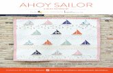 A QUILT PATTERN BY Suzy in partnership with Active ... · Sew the strips to the sailboat rows and press seams toward the strips. 5. Once the quilt top is assembled, sew the 6 Sailor