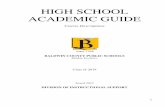 HIGH SCHOOL ACADEMIC GUIDE Academic Guide for...HIGH SCHOOL ACADEMIC GUIDE Course Descriptions BALDWIN COUNTY PUBLIC SCHOOLS Building Excellence Class of 2019 Issued 2015 DIVISION