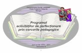 Programul activităţilor de perfecţionare prin cercurile ...ccdgiurgiu.ro/main/arhiva/pr_activ_perf_II_2010-2011.pdf · 1 Inspectoratul Şcolar Judeţean Casa Corpului Didactic