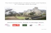 The Kent Compendium of Historic Parks and Gardens for ... · supervision of The Lawrence Hewitt Partnership and John Mowlem Construction but the gardens were excluded from the works