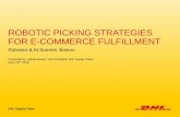 ROBOTIC PICKING STRATEGIES FOR E-COMMERCE … Piece Picking Success Stories_Kumar.pdfcarts by following them as they work. Lead-me carts remove the need for a pick assist device, leading