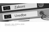 Novosti v letu 2018 in 2019 - Biro Bonusracunovodstvo-bonus.si/wp-content/uploads/2018/11/...Novosti po 1.1.2018 – nov prag za obvezen izstop iz sistema Ne glede na dvanajsti odstavek