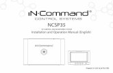 MA-1707001C-1R RVS-0006(NCSP35) Manual(EN) 20180920(2.16) · NCSP35 Read the iN-Command Manual, and these warnings and instructions carefully before using this product. Failure to