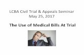 6 Use of Medical Bills · 2018-03-31 · • Two Reasons: –Wrongdoer Should ... Lou Backrodt Chevrolet, It Held ... case and therefore a financial interest in the case. The appellate