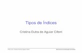 Tipos de Índices - USPwiki.icmc.usp.br/images/f/f7/SCC0542012015tiposIndices.pdf · - ISAM - segundo nível primeiro nível - esparso - Profa. Dra. Cristina Dutra de Aguiar Ciferri