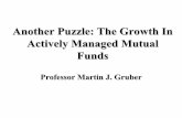 Actively Managed Funds - ny · 4 • Efficiency With Costly Information: A Reinterpretation of Evidence From Managed Portfolios Edwin J. Elton, Martin J. Gruber, Sanjiv Das and Matthew