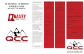 Adobe Photoshop PDF · TOLL FREE: 1-888-507-9734 inf0@qccanada.com QCC traction products . 10 Series / 16 Series Cable Chain Les Chaînes de Câbles sÉRlE 10/SÉRIE 16 INSTALLATION