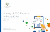 Survey of ESG Reports In Hong Kong 2018 - Alaya Consulting · Survey of ESG Reports in HK 2018 | 1 Contents 01 Foreword 02 Key Findings 03 About the Survey 04 Reporting Practices