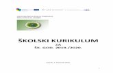 ŠKOLSKI KURIKULUMos-kraljatomislava-zg.skole.hr/upload/os-kraljatomislava-zg/images/static3/782/... · Naša vizija je odgajati učenike koji će prepoznati da čovječnost (humanost)