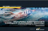 Mondelēz International’s Intelligent Automation Journey · Because RPA and intelligent automation involve emerging technologies, Mondelēz International chose a company that would