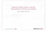 Mastercam 2020 Transition Guide - Axsys Inc. · TABLEOFCONTENTS Introduction 5 BeforeYouBegin 5 MastercamFolderLocations 5 RunningtheMigrationWizard 6 LaunchingtheMigrationWizard