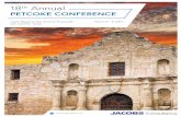 San Antonio 2019 Petcoke Conference Agenda - Jacobs ......green and calcined petroleum coke uniquely positions China to be a key indicator for the petcoke industry. Our panel of distinguished