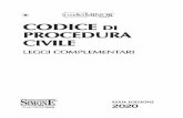 CODICE DI PROCEDURA CIVILE - Edizioni Simone · lo 375 del codice di procedura civile (Articoli estratti) ..... 501 II - FALLIMENTO R.D. 16 marzo 1942, n. 267. — Disciplina del