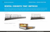 RENTAL EXHIBITS THAT IMPRESS - Gear Expo 2017 · RENTAL EXHIBITS THAT IMPRESS When it comes to designing your exhibit, effective solutions don’t require expensive investments. Take